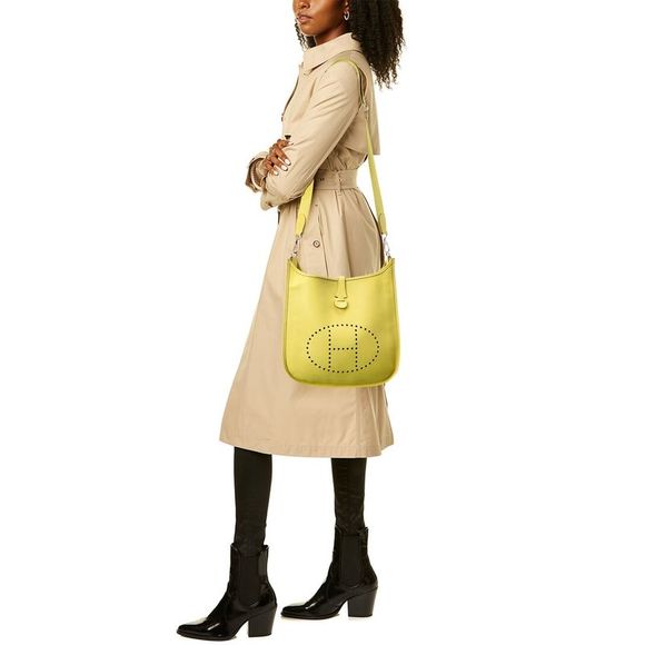 Hermès Lime Green Epsom Leather Evelyne Iii Pm (Authentic Pre-Owned) - Picture 5 of 5